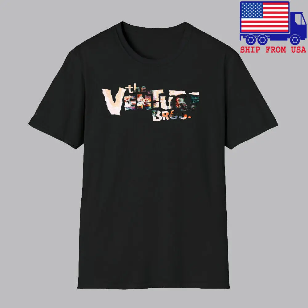 The Venture Bros Cartoon TV Show Men's Black T-shirt Size S-5XL