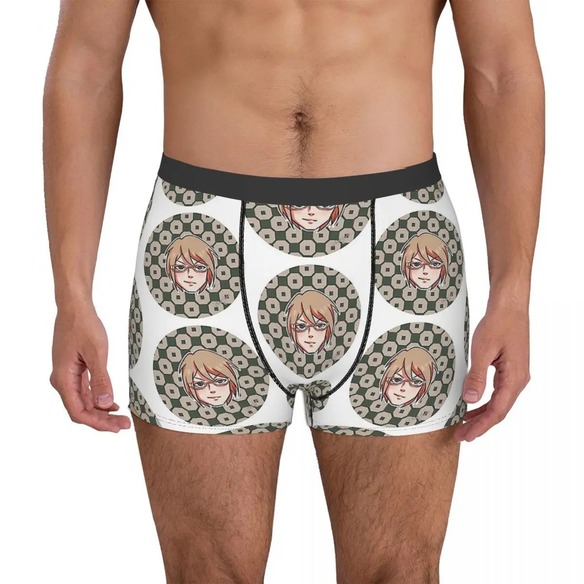 Byakuya Togami Danganronpa Trigger Happy Havoc Underpants Cotton Panties Men\'s Underwear Ventilate Shorts Boxer Briefs