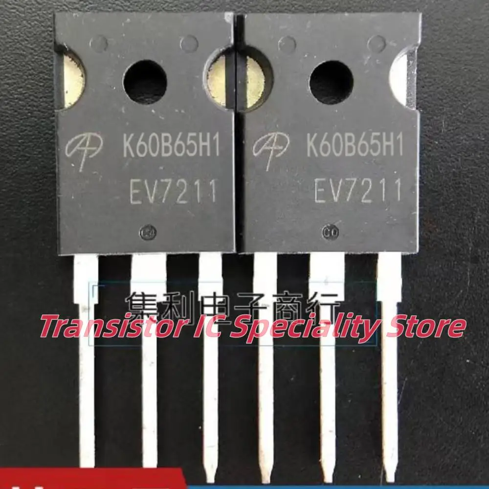 IGBT importé d'origine, meilleure qualité, AOK60B65H1, K60B65H1, TO-247, 650V, 60A, 5PCs-10PCs