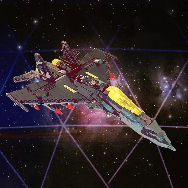 Новинка, 1291 шт., популярная серия космических технологий Moc Space Jet Blacktro, модель на заказ, головоломка «сделай сам», креативные идеи, детские игрушки, подарки на день рождения