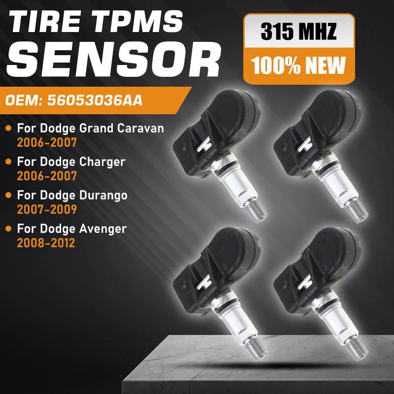 مستشعر ضغط إطارات السيارة لدودج جراند كارافان دودج تشارجر 2006-2007 دودج دورانجو 2007-2009 دودج المنتقم 2008-2012 TPMS #1