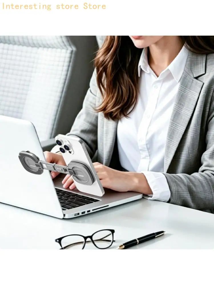 Three-Joint Phone Holder with 360° Horizontal Movement, Suction Base and Foldable Form for Smooth Placement 55KC