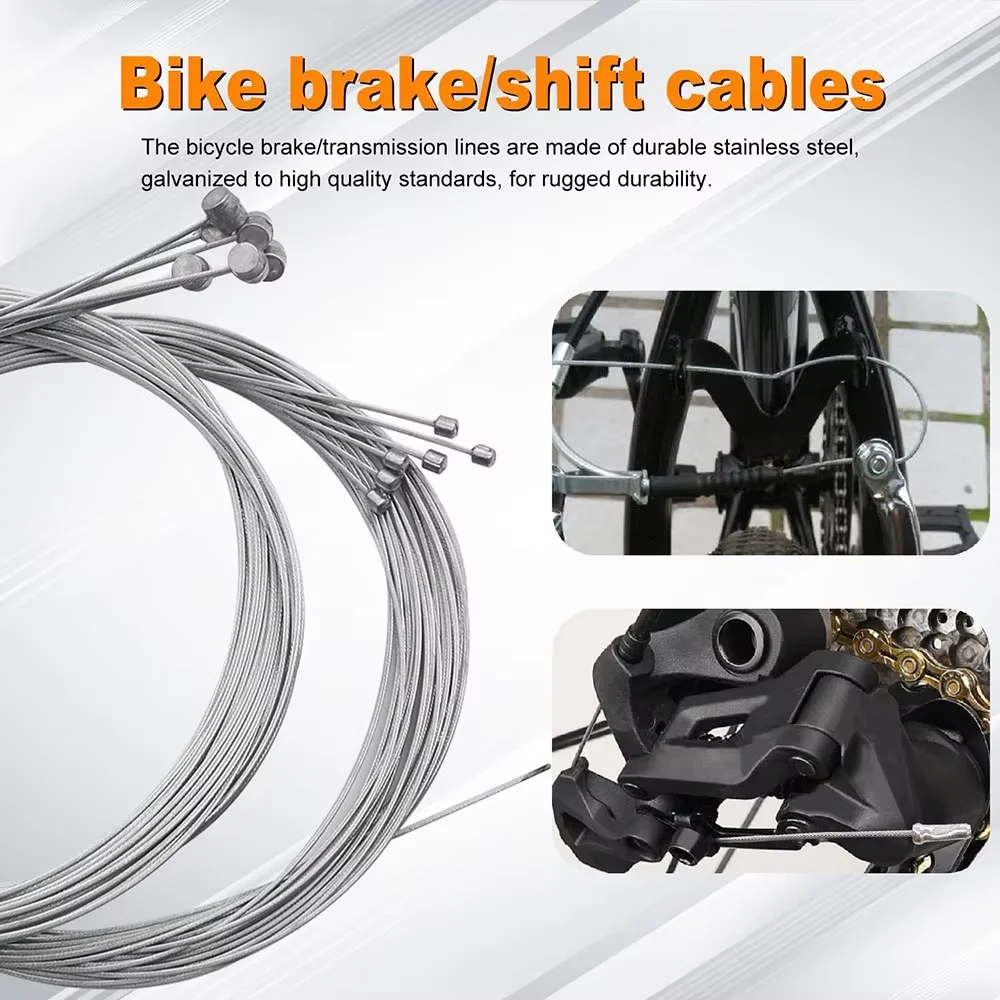 1 Stück/1 Set Edelstahl-Drahtschneider Fahrrad-Brems- und Schaltzug-Kabelgehäuse-Kit für Mountainbike- und Rennrad-Reparatur-Werkzeugset – Detail 1