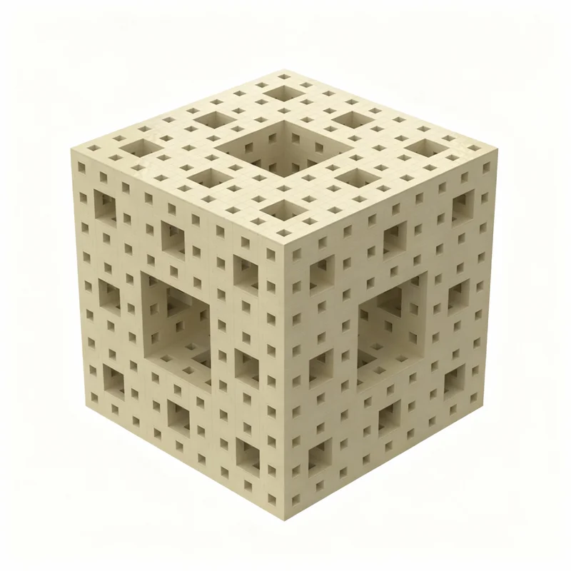 

21792pcs MOC Level 3 Menger Sponge Model Building Blocks Construction Toy Christmas Gifts DIY Creative Idea Education Birthday