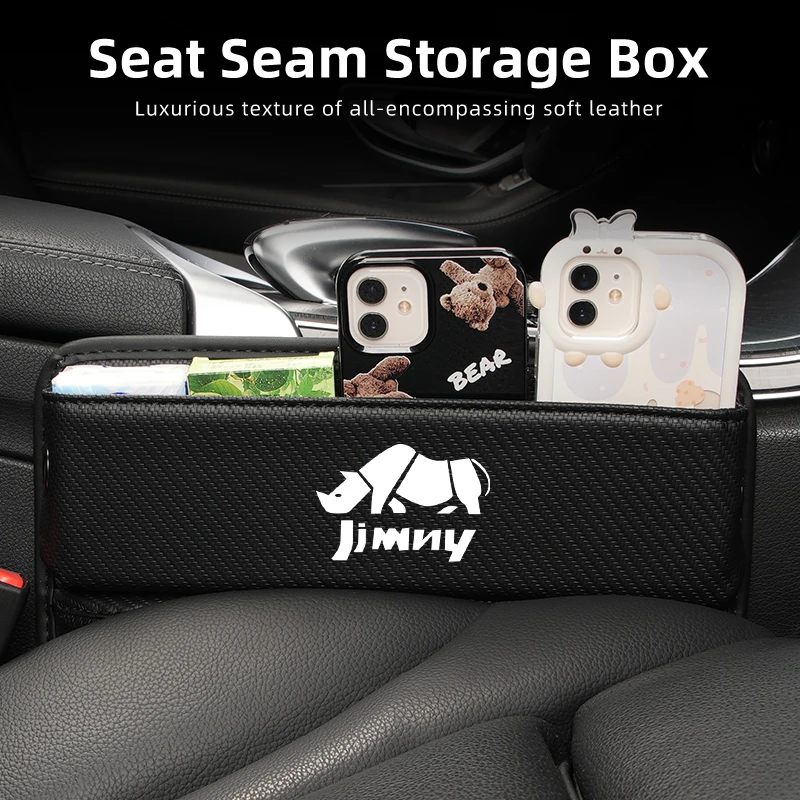 Car Seat Gap Organizer Box Auto Crevice Stowing Tidy Storage Bag For Suzuki Jimny Grand Vitara SX4 Swift Kizashi Liana