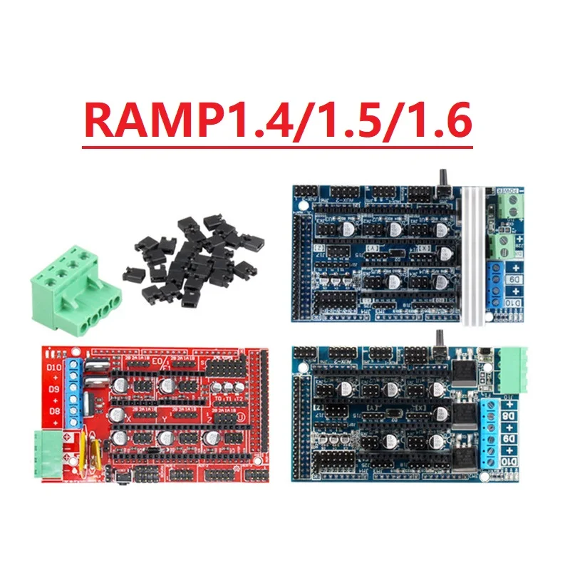 RAMPS 1.4/1.5/1.6  Expansion Control Panel Board Mega 2560 A4988 12864LCD Motherboard 3D Printer Parts PCB Heatbed Board