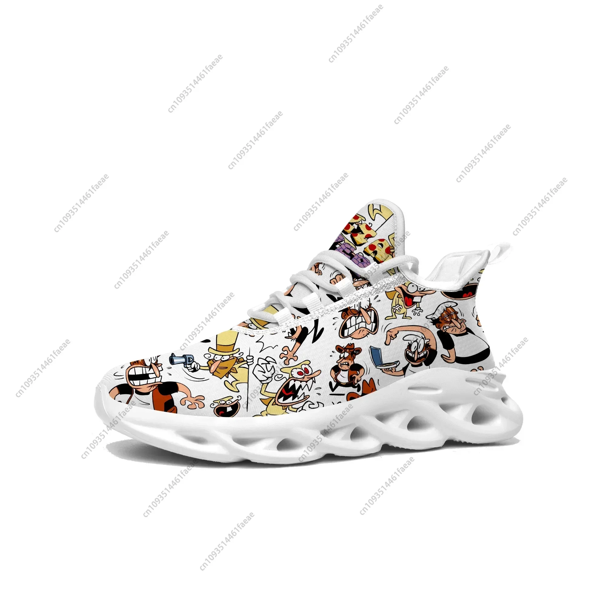 Pizza Tower Sneakers Hot Cartoon Game Mens Womens Teenager Sports Running Shoes High Quality Fashion Custom Built Lace Up Shoes