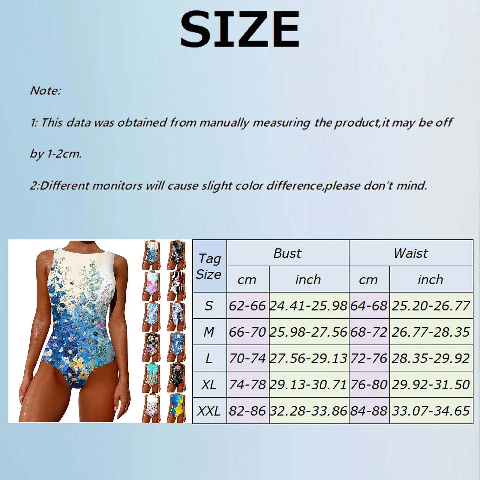 2024 New Printed One-piece Swimsuit Classic Floral Printed Lace Up Swimwear Women\'s Push Up Suit Beach Wear Summer Female Clothe