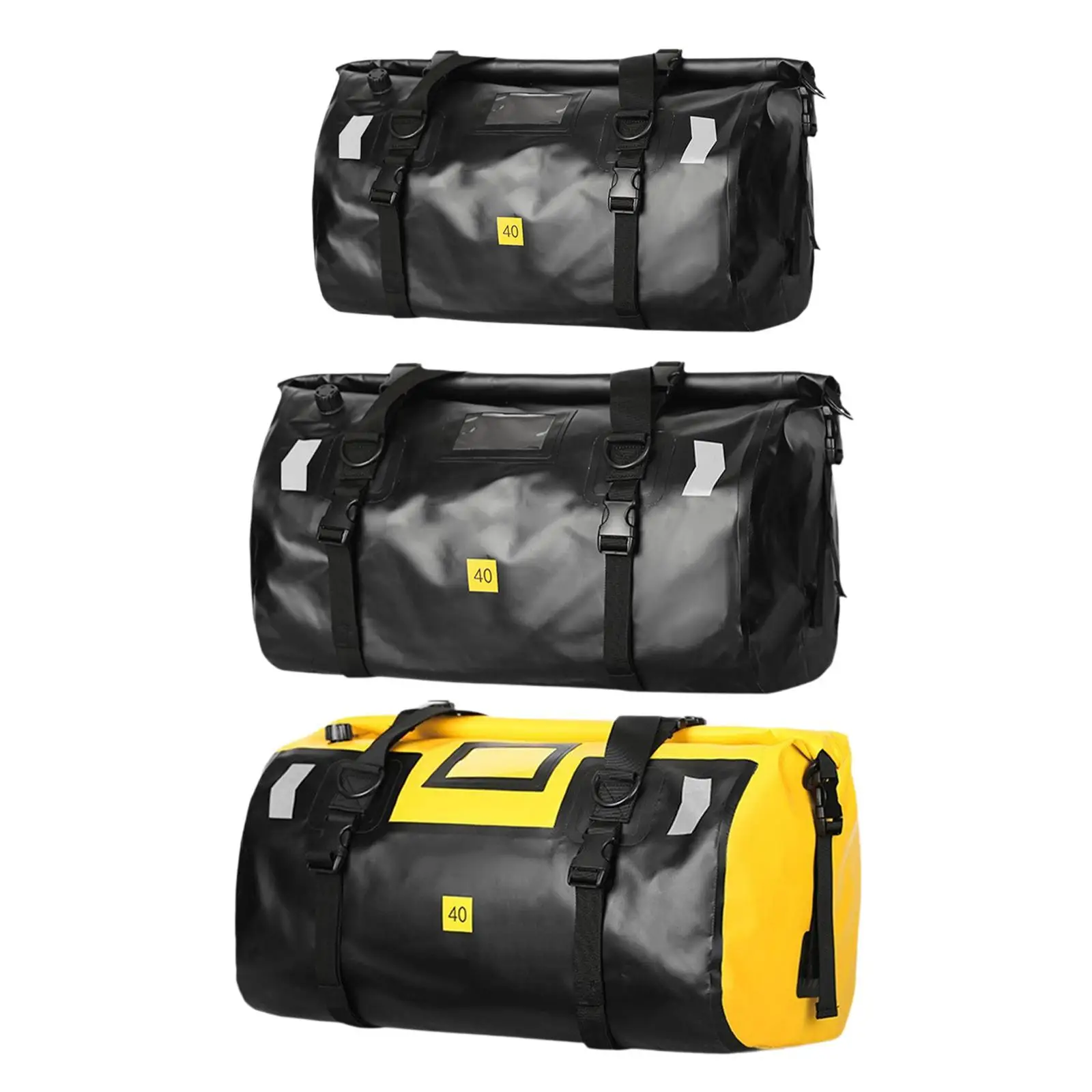 Motorcycle Tail Bag Water Resistant Motorcycle Luggage Bag Portable Rainproof