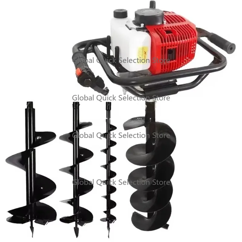 Oem Power Earth Auger Digger Machinery Diy Grade 4 Stroke Metal Earth Auger Machine Factory Supply Hole Digger Machine On Sale