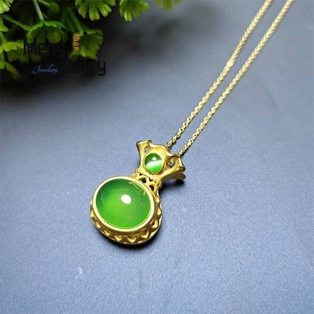 

Natural Agate Chalcedony Blessed Bag Pendant Exquisite Elegant Charm High-grade Best Selling Luxury Quality Fashion Fine Jewelry