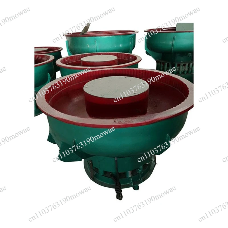 Flat bottom industrial vibration grinder, rubber grinder, hardware vibration grinding and polishing machine