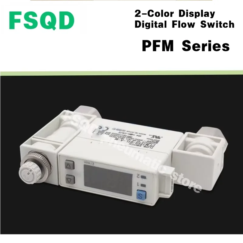 1PC 2-Color Display Digital Flow Switch PFM710S-01L-A  PFM710S-01 01L 02 02L C4 C4L C6 C6L-A-M PFM710-C6L C6 C4L-A-M  PFM Series