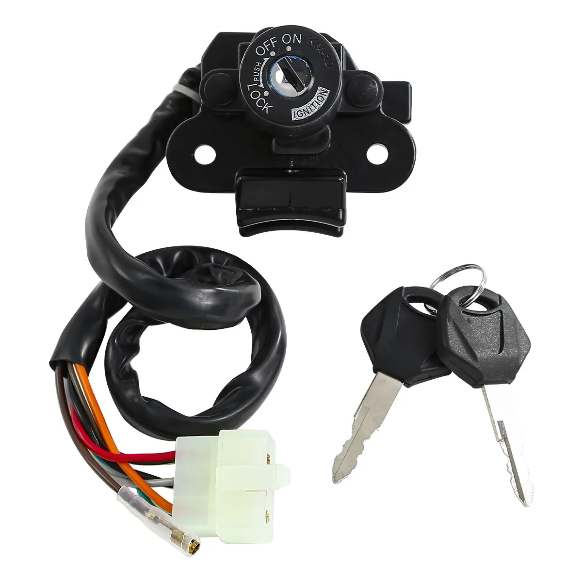 Ignition Switch Lock KEY For KAWASAKI ZX6R ZX7R ZX750 ZX9R ZX900 ZZR400 ZZR600