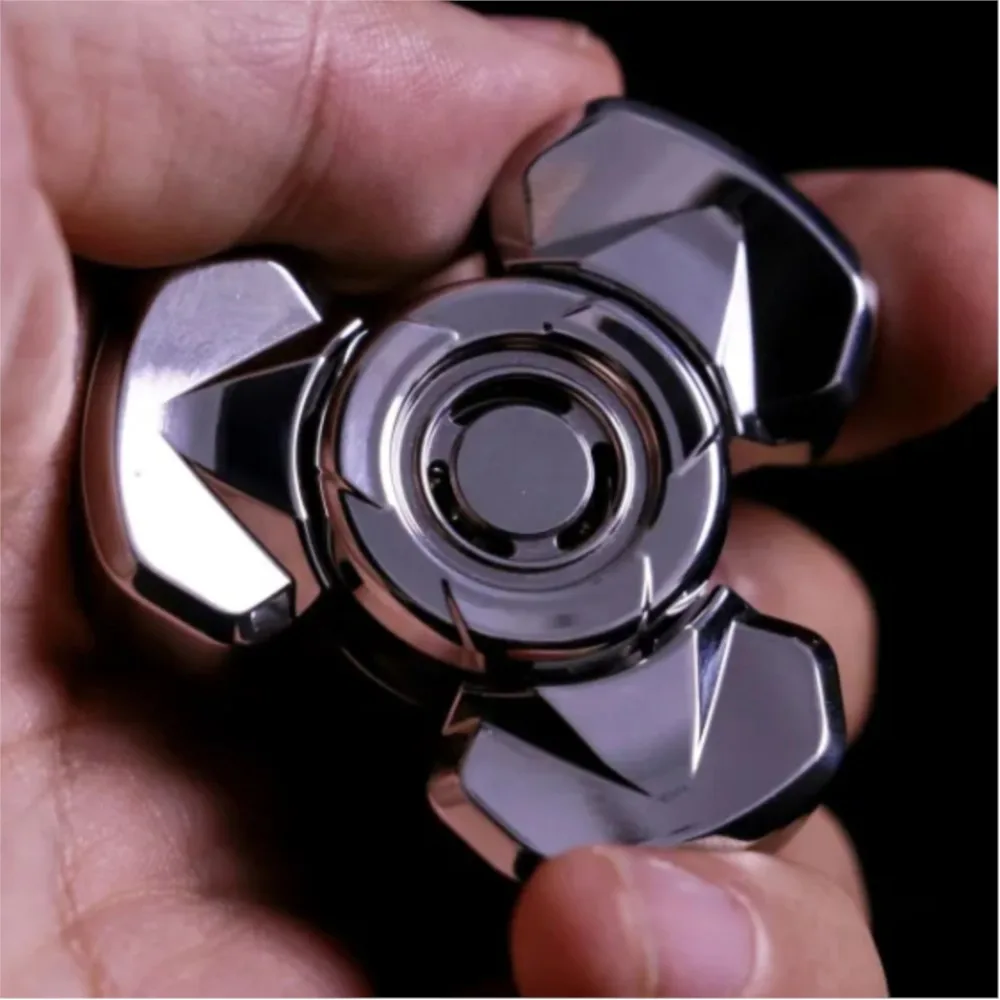Daxiong edc fidget spinner projetos originais três folhas spinner ansiedade alívio gadgets fidget spinners alívio do estresse brinquedo