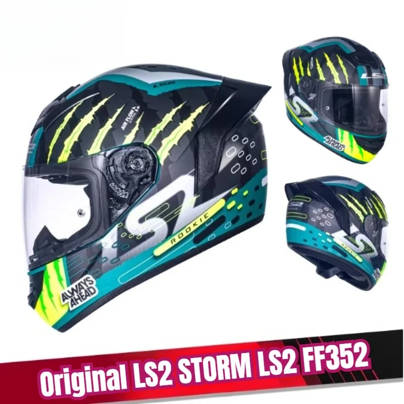 

Capacete STORM Motorcycle Helmet FF352 Full Face Helmets Casque Moto Casco ECE Certification with Fog-free System