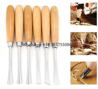 6pcs Professional Wood Carving Hand Chisels Set DIY Woodworking Sculpting Tools Carving Tools