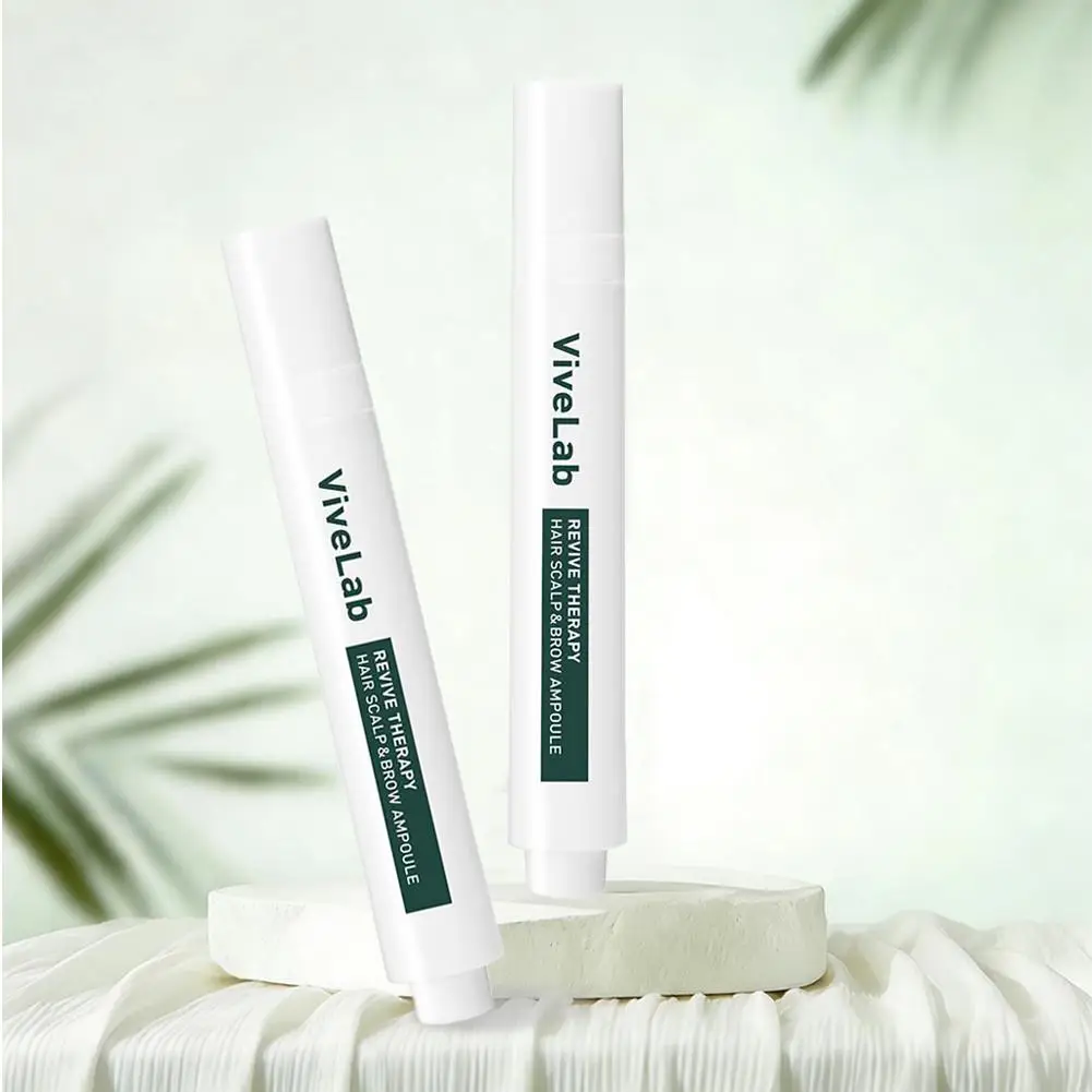 ViveLab Roll-On Hair Scalp Brow Ampoule Hair Growth Serum Anti Hair Loss Strengthen Roots Thicken Shiny Hair Care