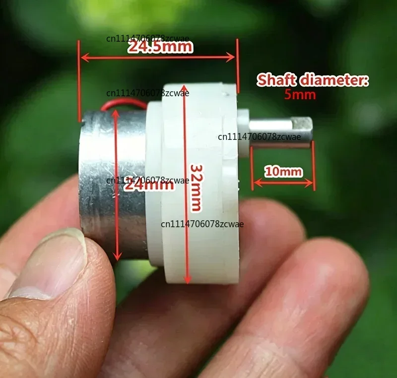 FOR 12V DC Gear Motor 8 RPM Super Slow Silent Reversible 10mm Shaft for Automatic Curtains Smart Window Blinds Model Making