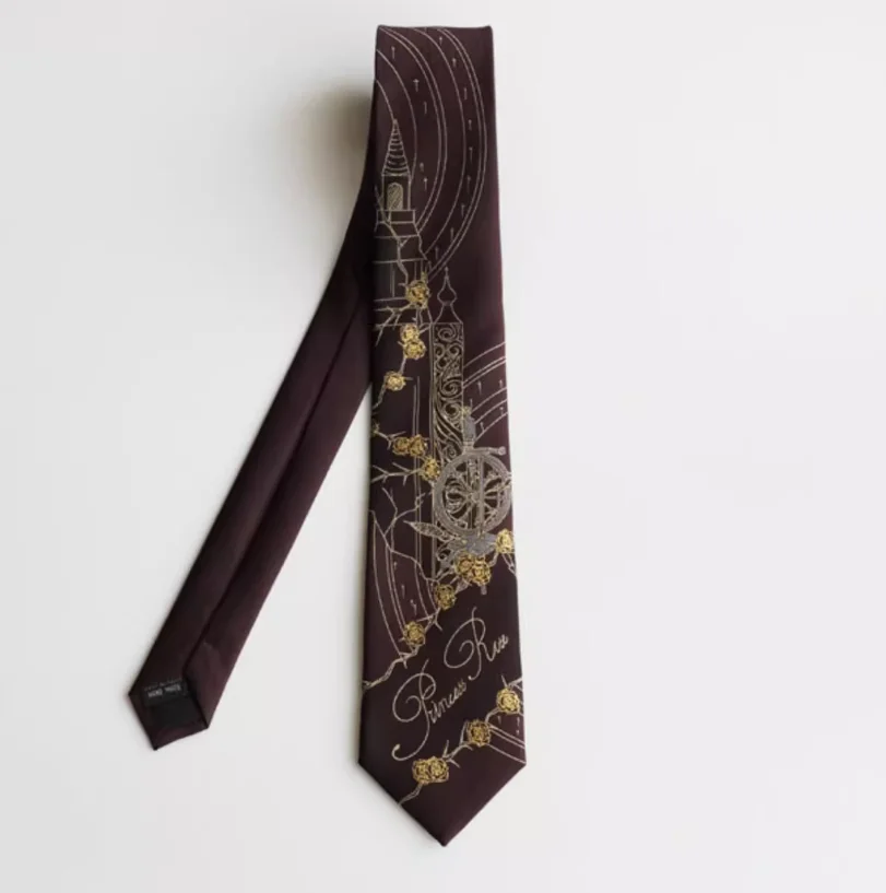 

High Quality Men Women Gift Designer Vintage Embroidery Wine Red Jacquard Ties For Shirt Boy Girls Performance Necktie Tie TB607