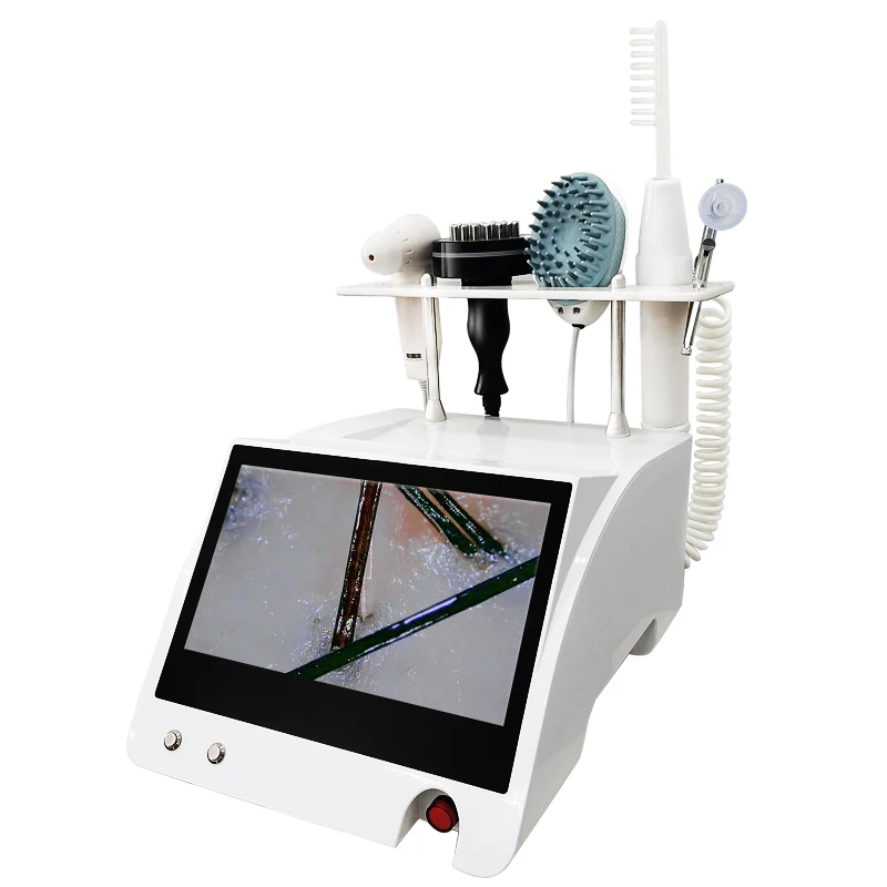 5 in 1 Multifunctional BIO Hair Skin Analyzer Scalp Analysis Machine Scalp Care and Hair Growth Beauty Salon Use