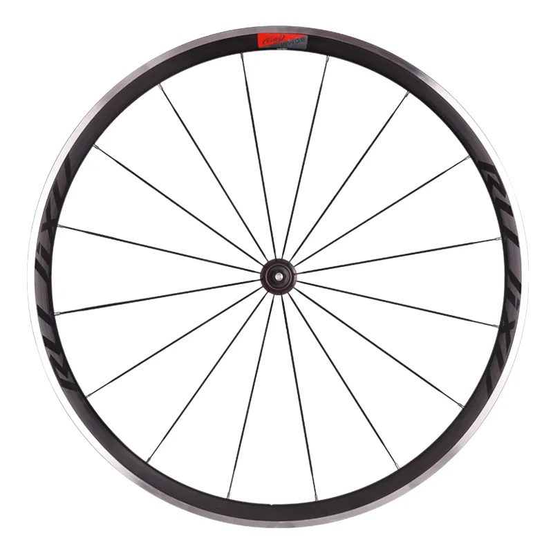 700C 6-Pawl Rote Nabe Ultraleicht 30MM Höhe Gerade Flache Speichen Radsatz V/C Bremse Scheibenbremse Rennrad-Radsatz – Detail 7