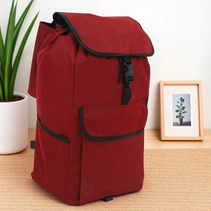 

Shopping Trolley Bag Thick Oxford Fabric Large Capacity Waterproof Replacement Cart Liner Folding Tote Utility Storage Bag