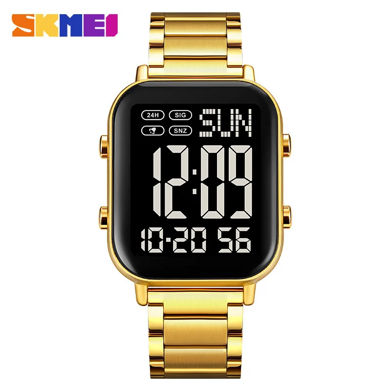 

SkmeiMen's and Women's Sports Watch Multifunctional Waterproof Luminous Alarm Clock Electronic WatchledElectronic Watch Wholesal