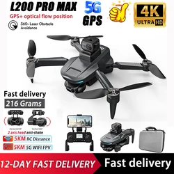 New LYZRC L200 PRO MAX Professional Drone 4K EIS Dual Camera 2-axis PTZ Obstacle Avoidance Brushless GPS 5G FPV Four-axis Drones