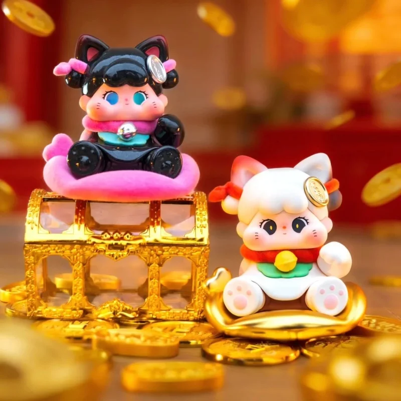 

New Original Qoqo Lucky Every Day Series Trendy Play Blind Box Desktop Ornament Handmade Model Anime Figures Toy For Collector