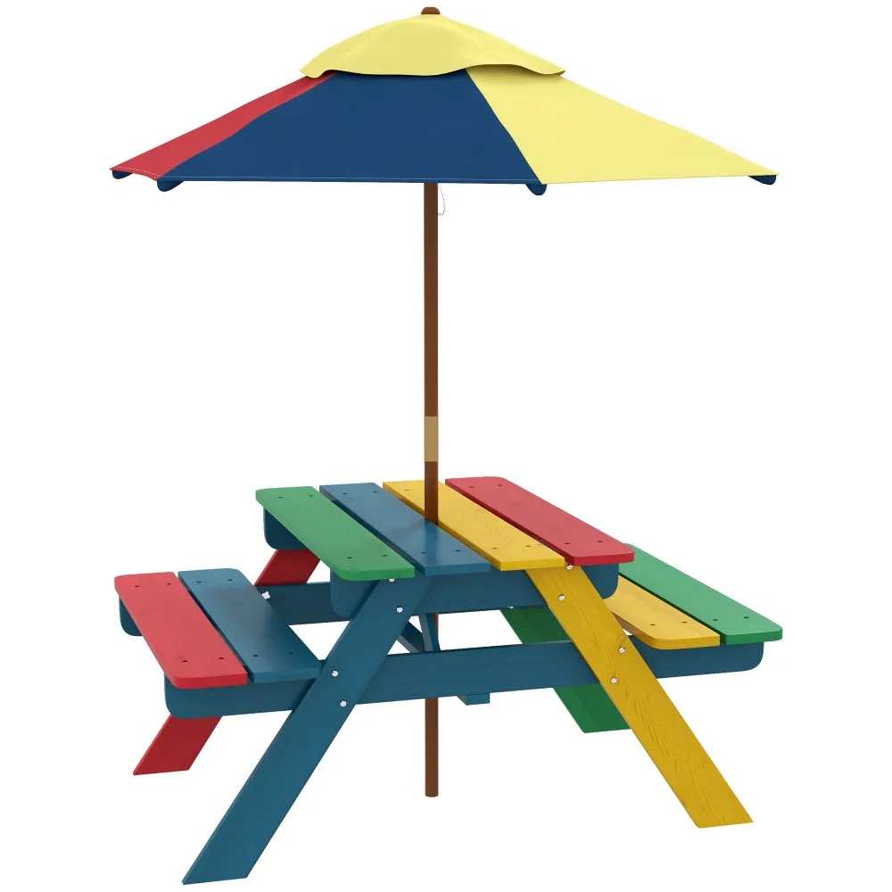 

Kids Picnic Table Colorful
