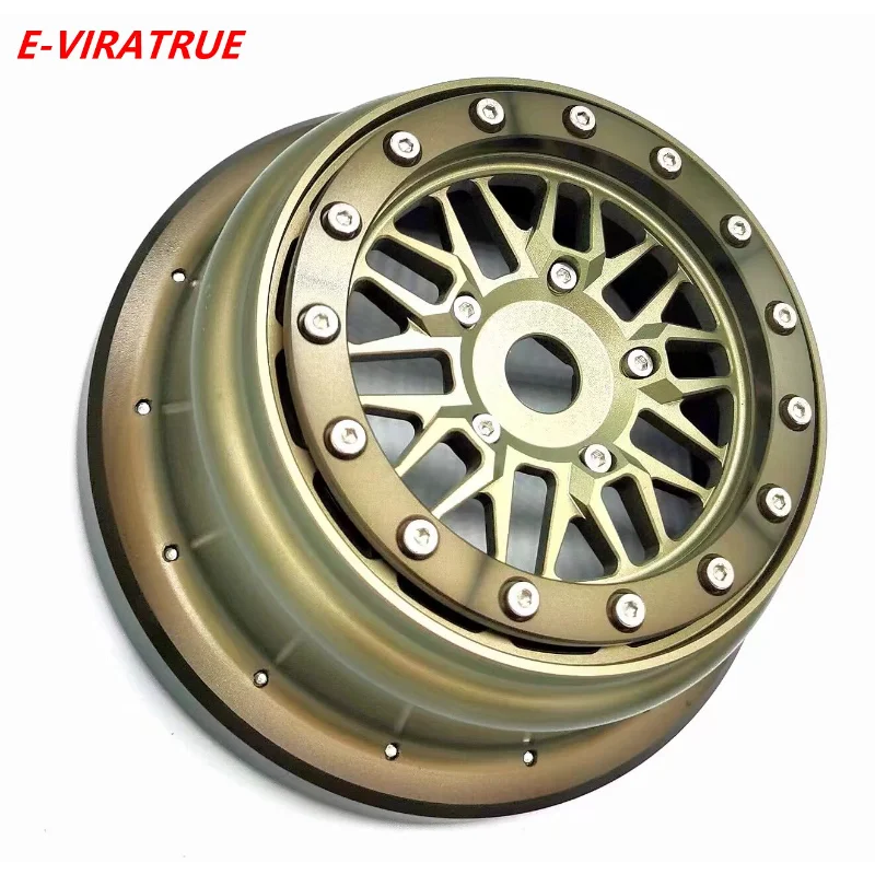 E-VIRATRUE Aluminum Bead Lock Wheel For Losi Super Baja Rey 1/6 (1pcs)