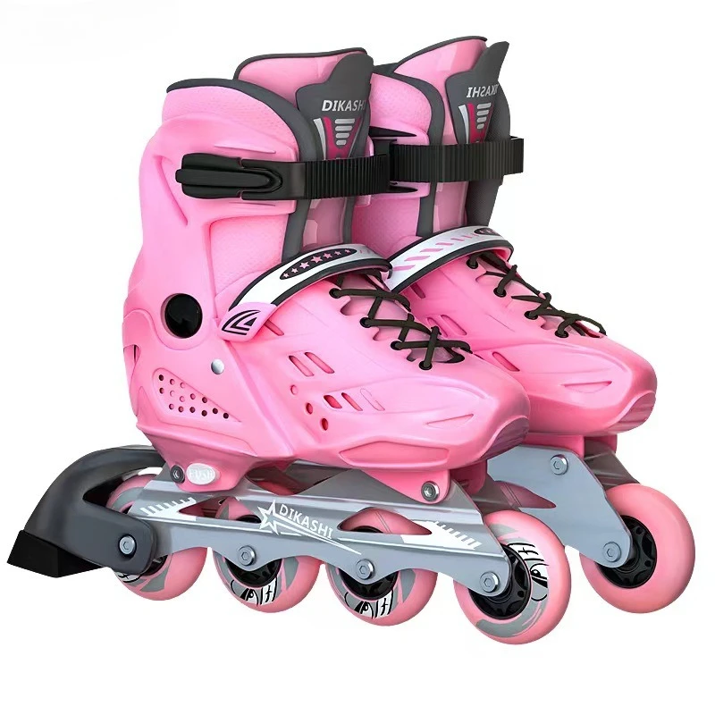 

Beginner Inline Skates & Roller Skate Shoes, Professional Speed Skating Sneakers, Breathable Comfort Stable Easy Learning Fit