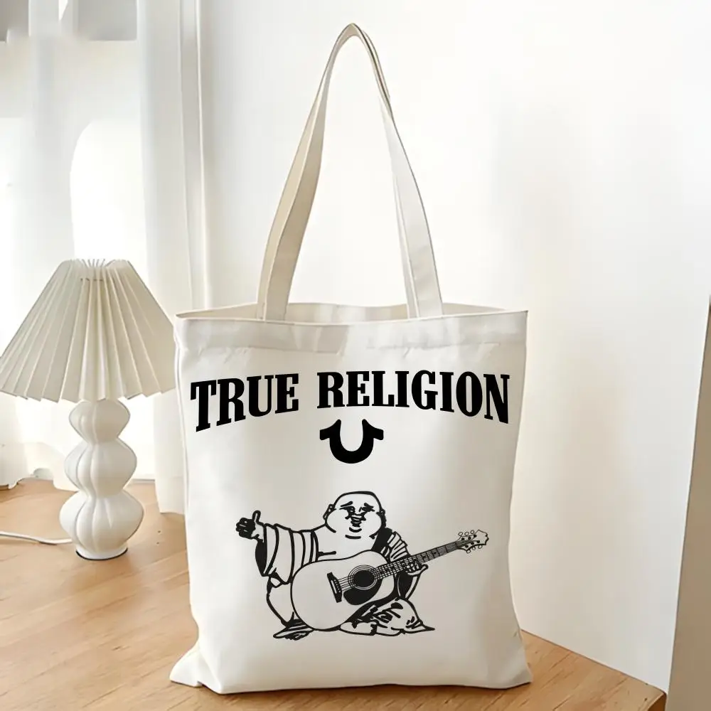 Trendige Denim Religion Aufbewahrungstaschen Canvas-Tragetasche - Festliche Große Handtasche für Picknick, Reisen und Einkaufen – Detail 7