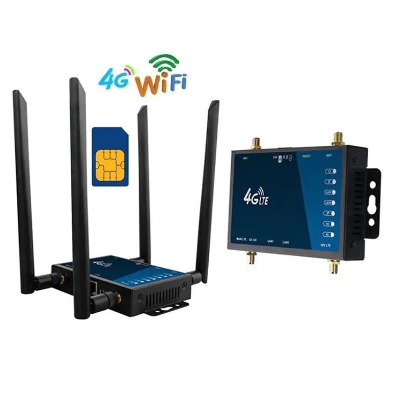 Imagem -06 - Roteador Wifi sem Fio com Antenas Externas Modem ao ar Livre Cartão Sim Lte 3g 4g