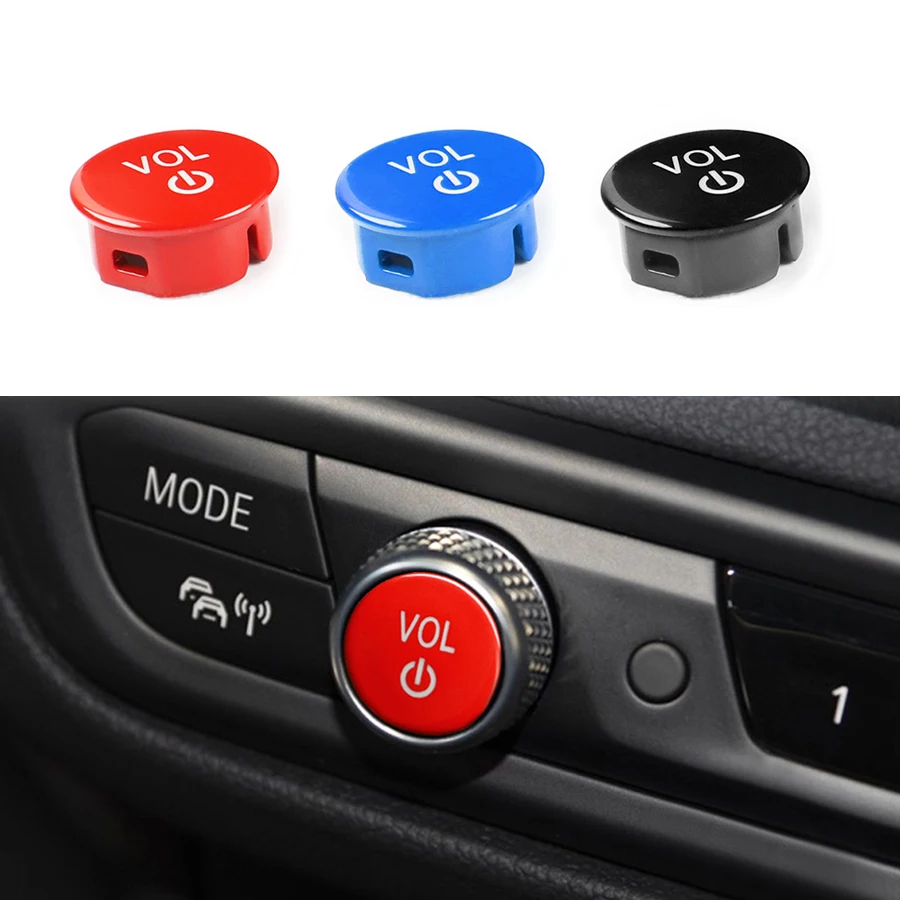 Car Volume Control Knob Button Scratch Resistant VOL Knob Button Trim Wear Resistant For BMW G20 G21X3 X3 G01 G02 G07 X5M F95