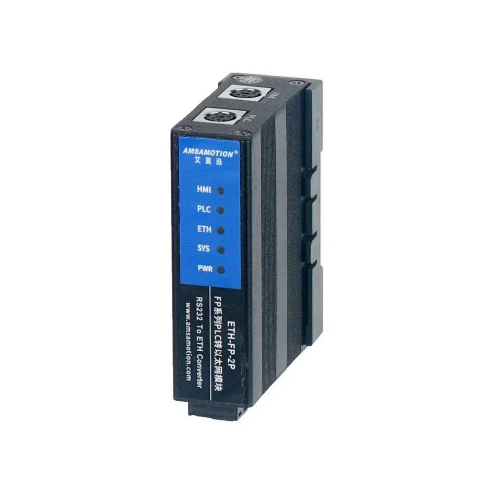 ETH-FP-2P Ethernet Module Suitable for Panasonic FP-X FP-X0 FP0 FP0R Series PLC RS232 TCP Modbus Ethernet COMM Converter