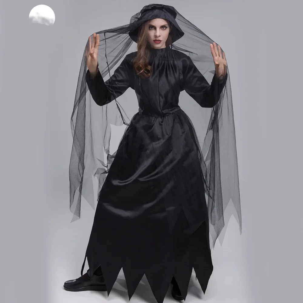 Costume de Zombie d'Horreur Spirituel pour Femme, Déguisement de Vampire, de Scène, de Bar, de ixd'Halloween, Nouvelle Collection