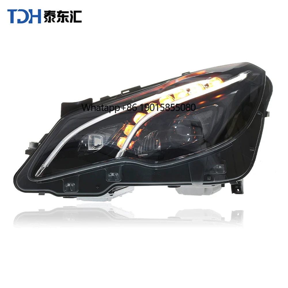 

Car Lights for E-class W207 14-17 Headlight Old to New W204 LED High Lamp Assembly