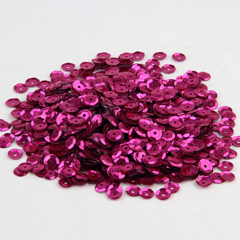 Pailette 4mm 5mm 6mm Cup Sequin Shapes PVC Loose Sequins Paillettes Sewing Wedding DIY for Crafts Decoration Confetti 10g