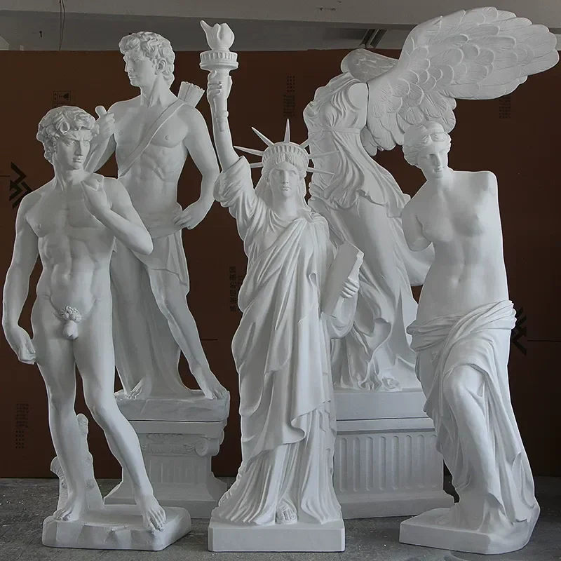 Freedom Victory Muse Cake Thinker David Venus Art Sculpture Plaster Statue World Masterpiece Home Decor Gift