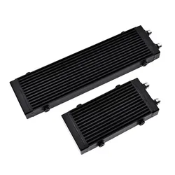 Universal Small Medium Large Oil Radiator Bar and Plate Single Cross Flow Oil Cooler Core AN10 Side Outlet