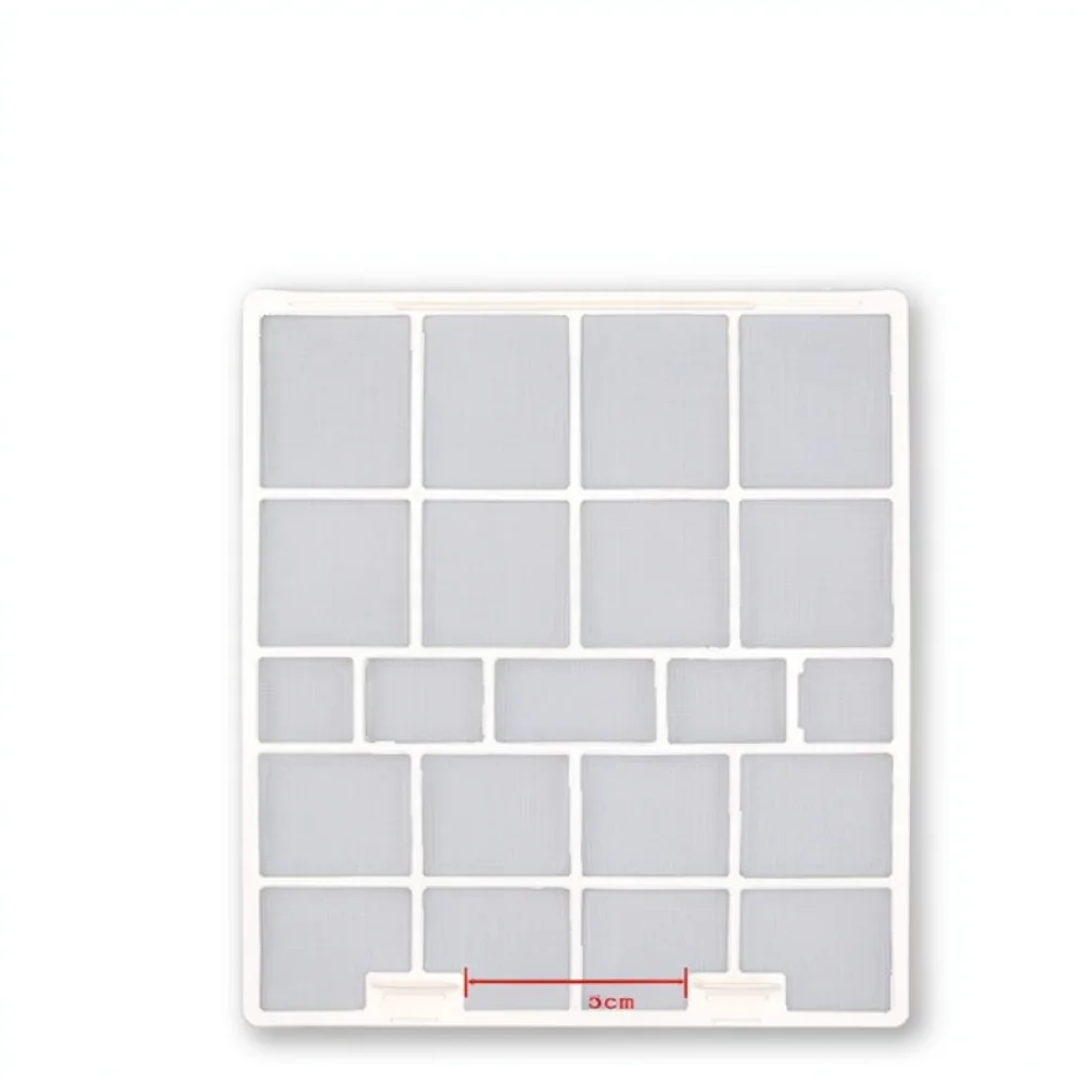 Wall Mounted Air Conditioner Dust Filter For Kelon Hisense Huabao Whirlpool Repair Parts Maintenance Accessory Mesh Net