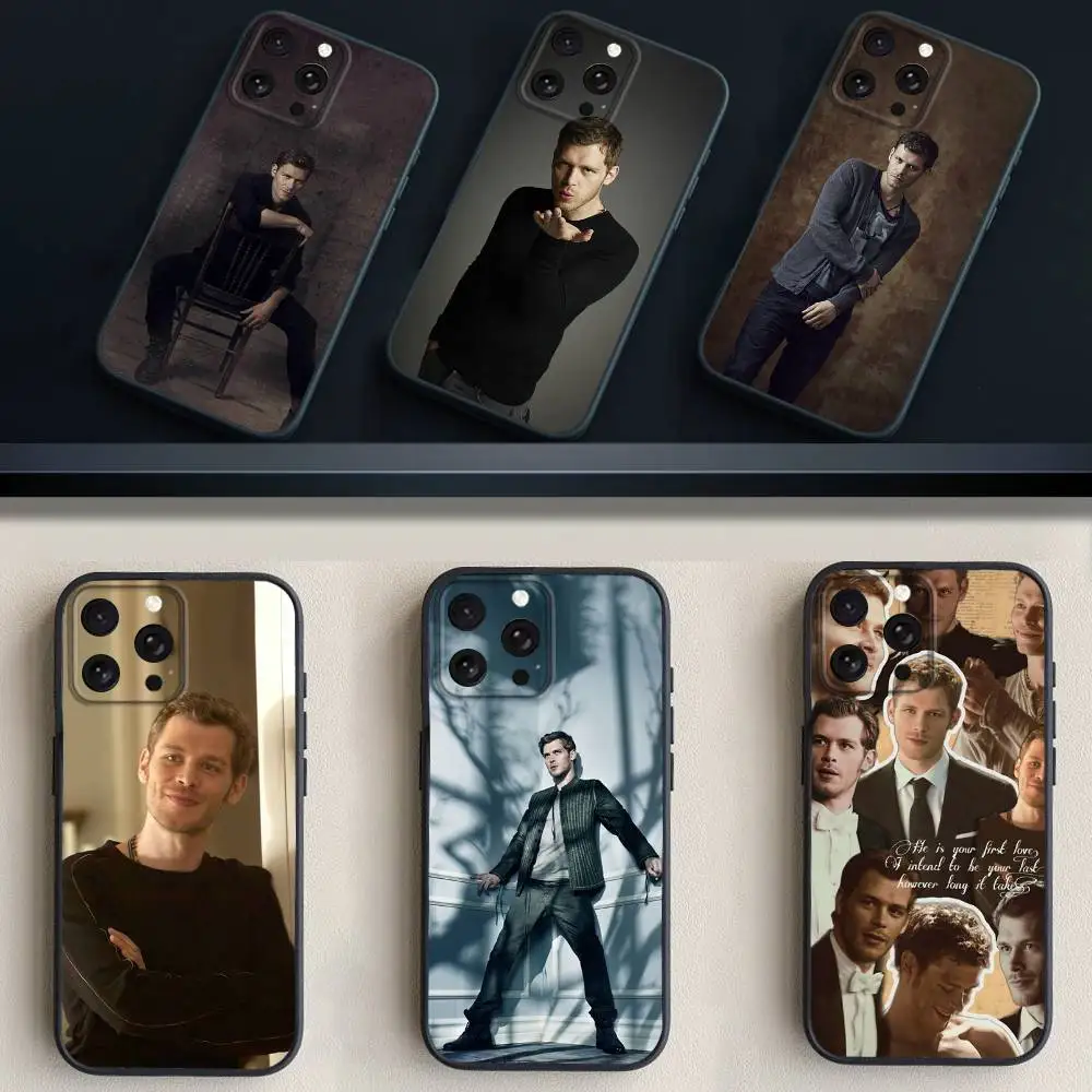 

Klaus M-Mikaelson Vampire Phone Case For iPhone 17,16,15,14,13,12,11 Plus,Pro Max,XS,X,XR,SE,Mini,8,7,Soft Silicone Black Cover
