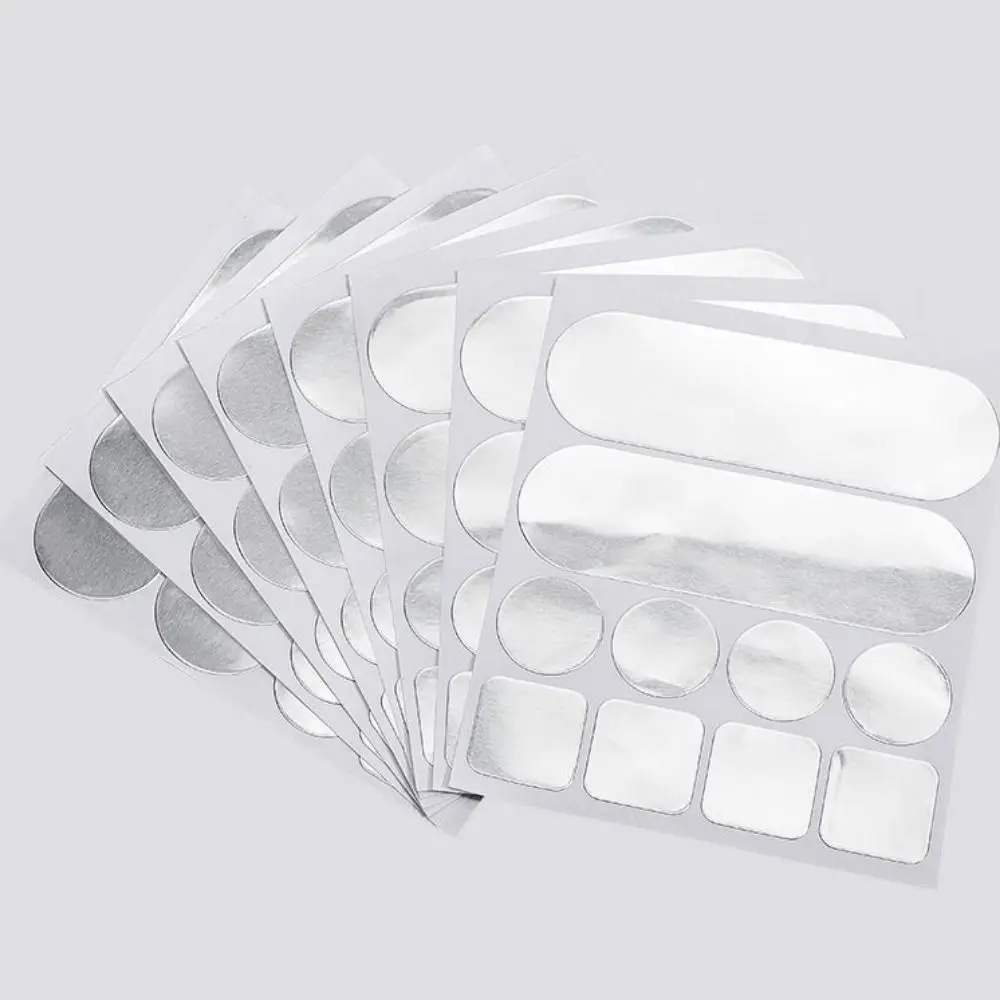 1 Sheet High Temperature Resistant Aluminium Foil Repair Tapes Self-adhesive Cuttable Pot Patches Sticker Waterproof