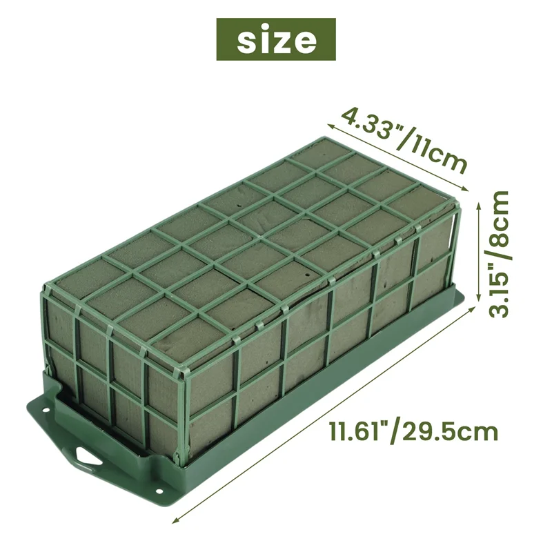 PORK-1 шт. цветочная пенопластовая клетка, держатель для цветов с цветочной пеной для цветов, клетка, чаша для стола, центральная цветочная композиция