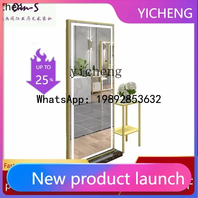 A2-27   new hair salon rig angle with touch screen LED hair salon special double-sided hair salon mirror