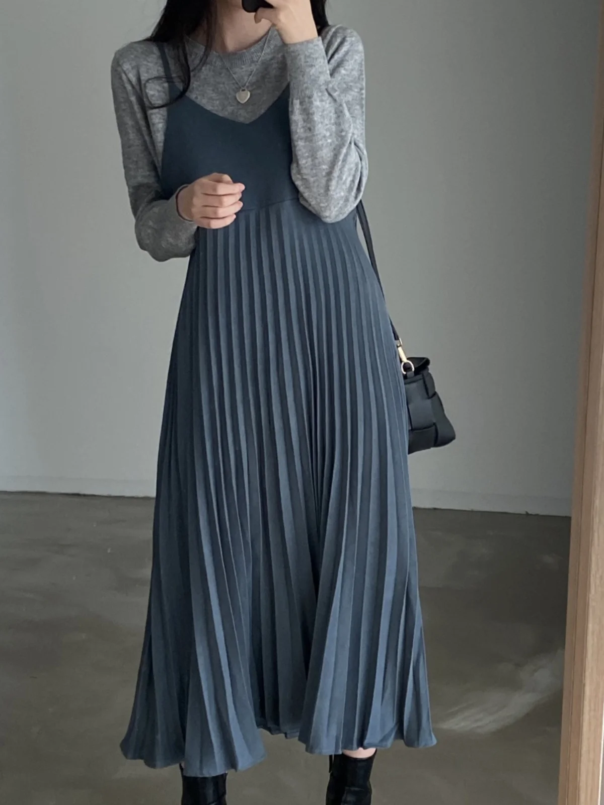 

Ele Long Velvet Wrap Dr Women's Faionable Winter Outfit Sli Belted Gown Korean Sle V-Ne A-Line Dr