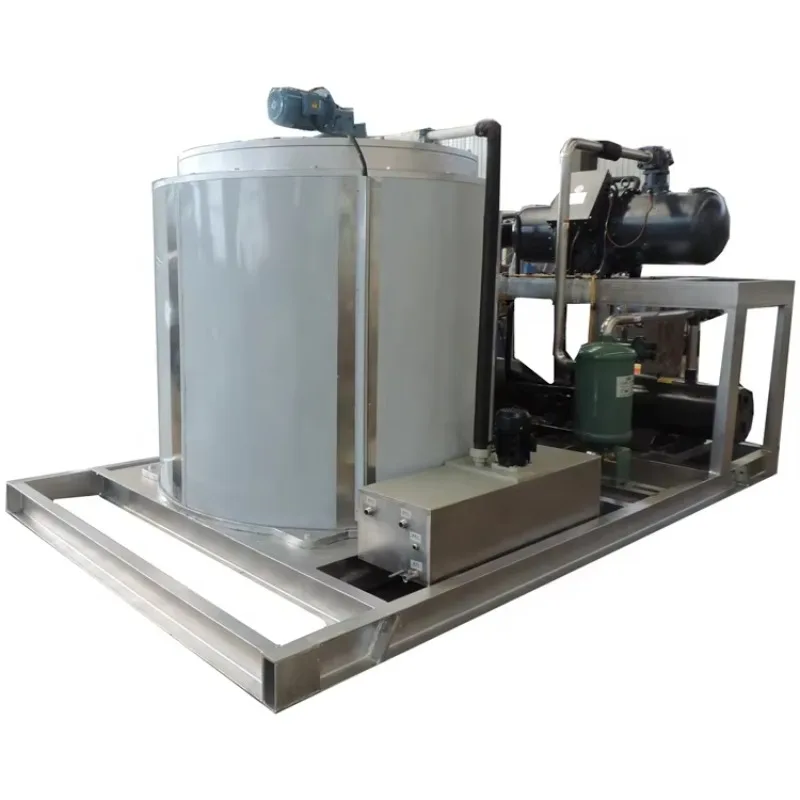 Slurry Ice Machine Supermarket Seafood Display Counter Cooling Unit for Fresh Sashimi