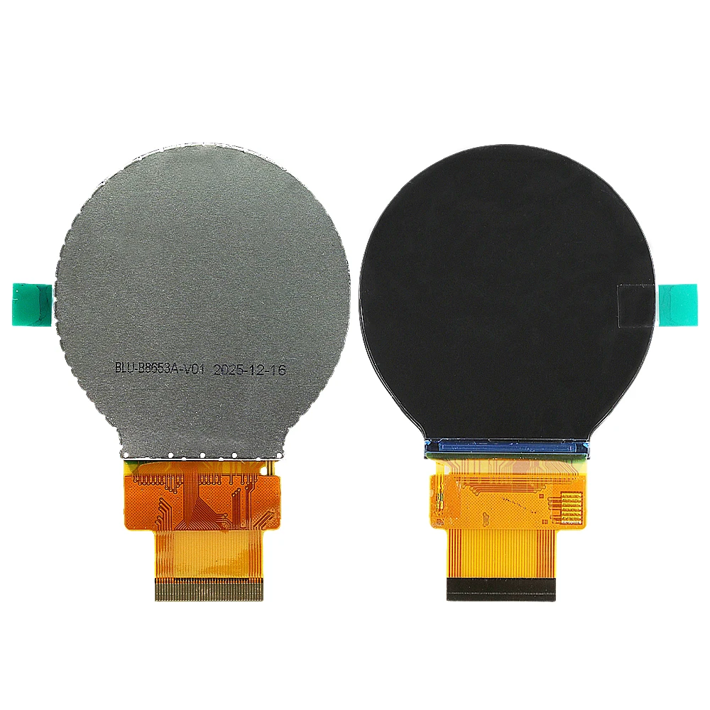 40Pin 0.5Pitc Modulo Schermo LCD TFT Da 2,1 Pollici Per Display Rotondo Smart Home 480*480 3SPI 18RGB ST7701S IC Interfaccia SPI